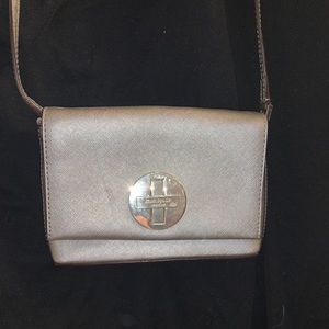 Kate Spade Grey/Silver Small Clutch
